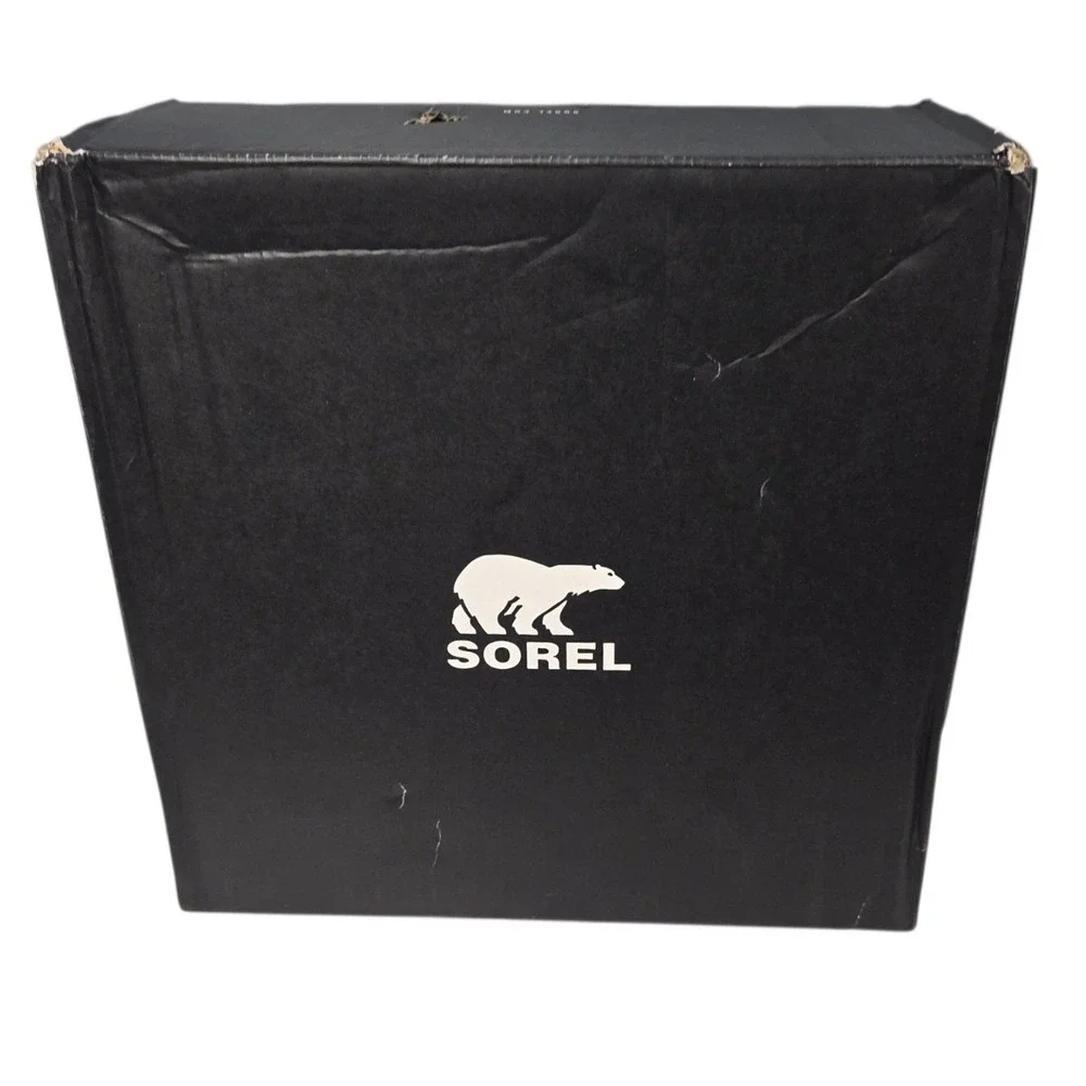 Sorel Buxton Lace Boots Mens 7.5 Brown Black Waterproof Insulated Winter New